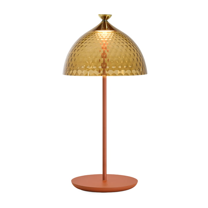 Kartell - Pumo LED table lamp, amber / brick red
