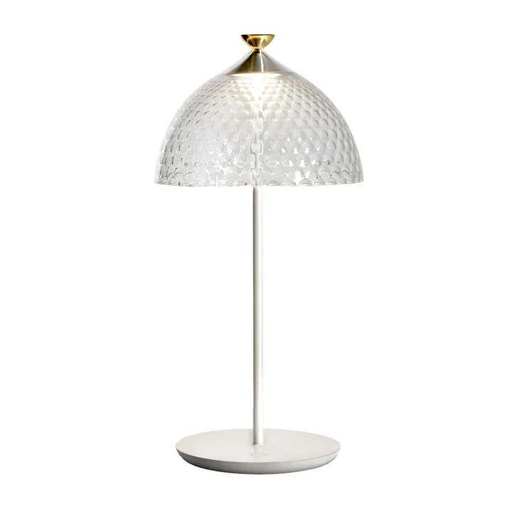 Kartell - Pumo LED table lamp, transparent / white