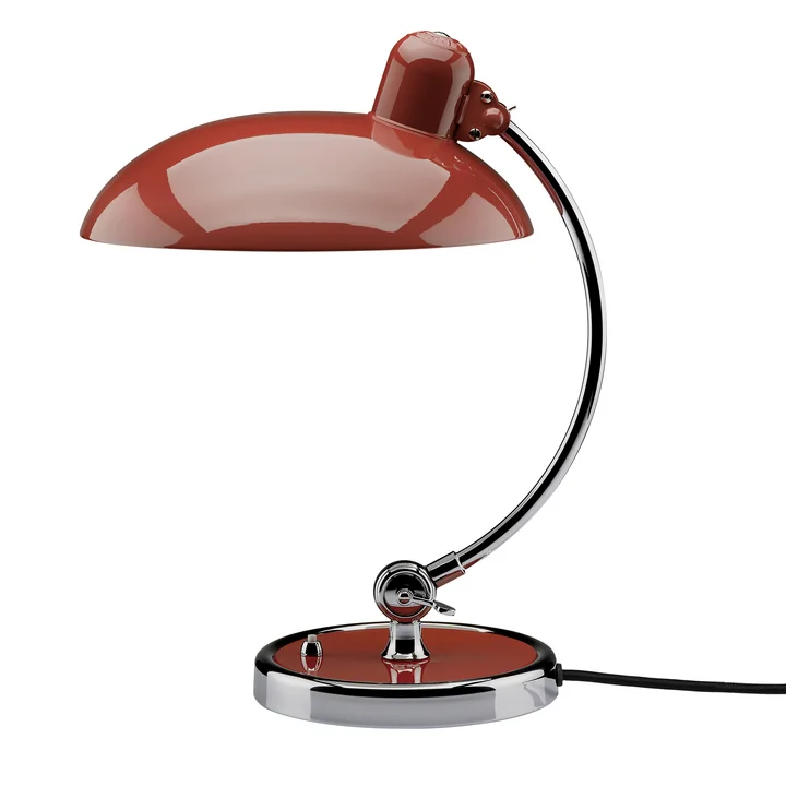 KAISER idell 6631 -T Luxus Table lamp, venetian red, by Fritz Hansen