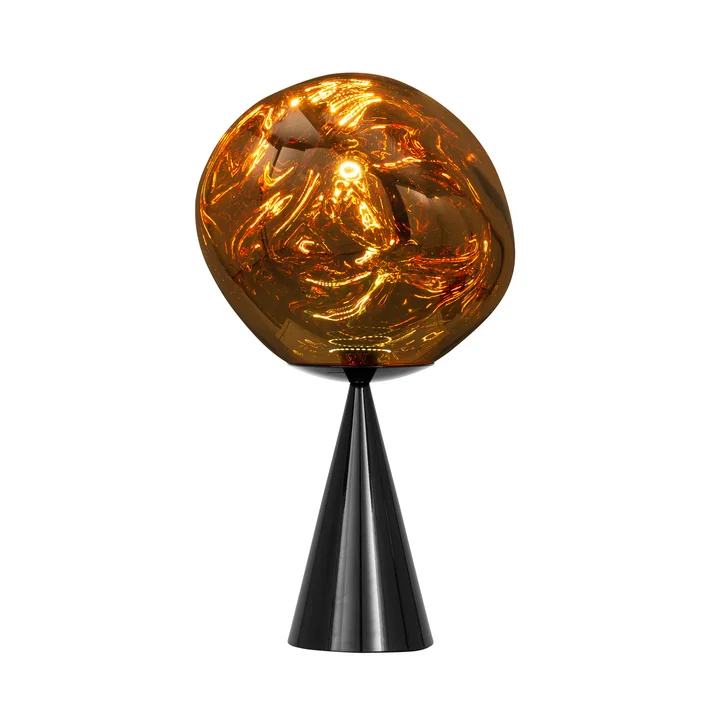 Tom Dixon - Melt Cone Fat LED table lamp, gold / black