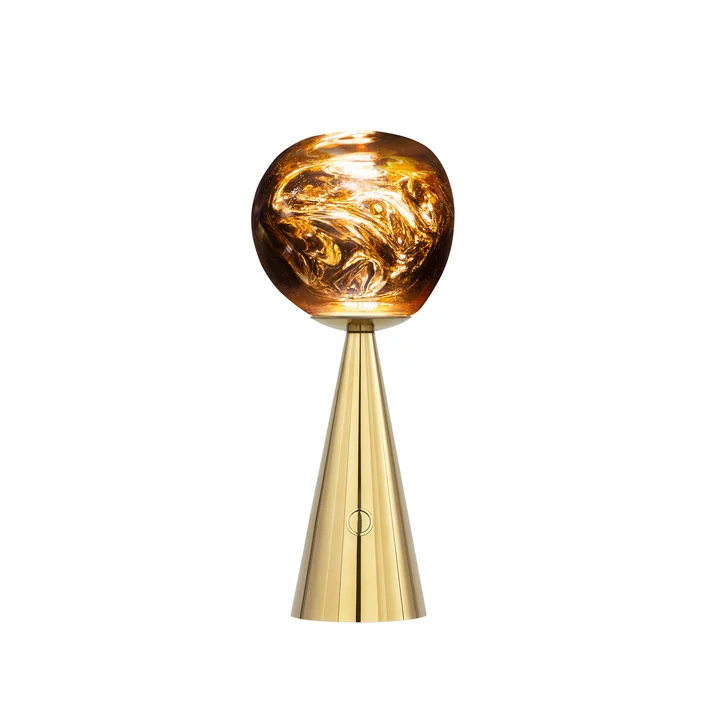 Tom Dixon - Melt LED table lamp with rechargeable battery, gold