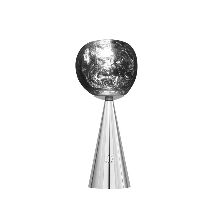 Tom Dixon - Melt LED table lamp with rechargeable battery, silver