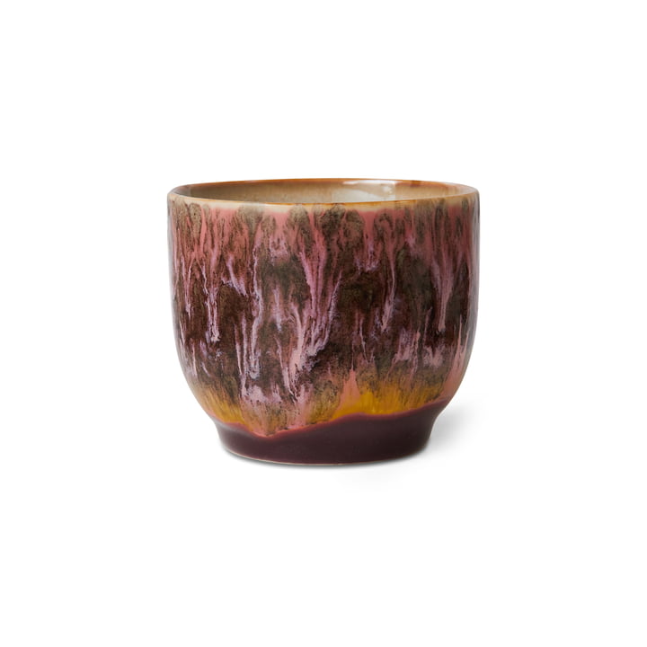 HKliving - 70's Coffee mug, 250 ml, blast