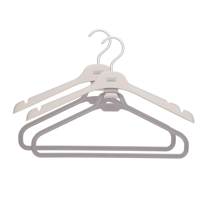 Joseph Joseph - Orderly Coat hanger, two-ply, ecru (set of 2)