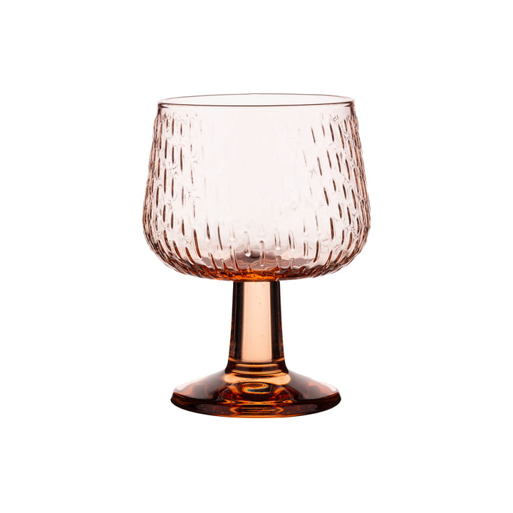 Syksy Wine glass, 250 ml, copper (Winter 2024) from Marimekko