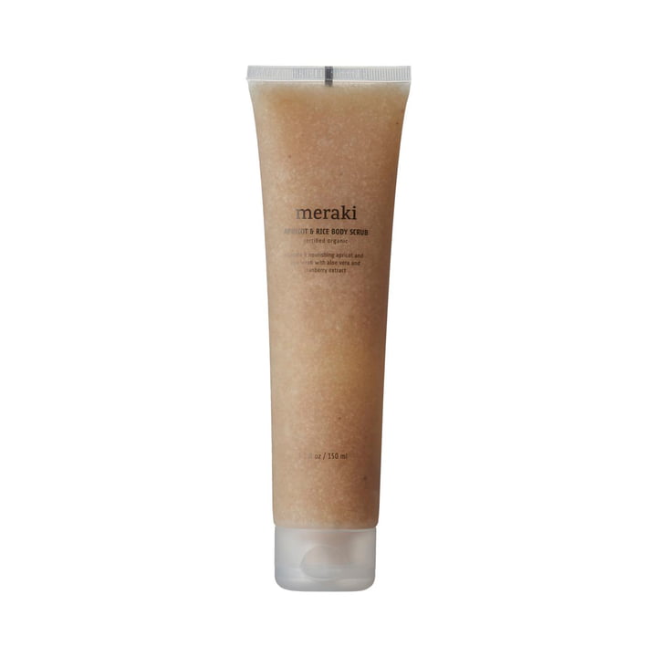 Meraki - Apricot & Rice body scrub, 150 ml