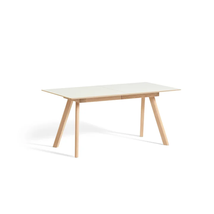 HAY - Copenhague CPH30 2. 0 extendable dining table, 160/310 x 80 cm, matt lacquered oak / linoleum off white