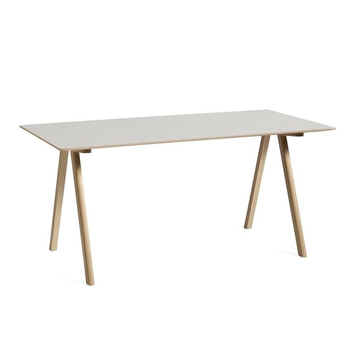 Hay - Copenhague CPH10 2. 0 Table, 160 x 80 cm, lacquered oak / off-white