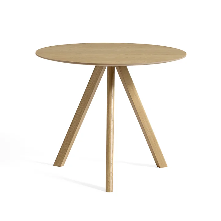 HAY - Copenhague CPH20 2. 0 Table Ø 90 cm, lacquered oak