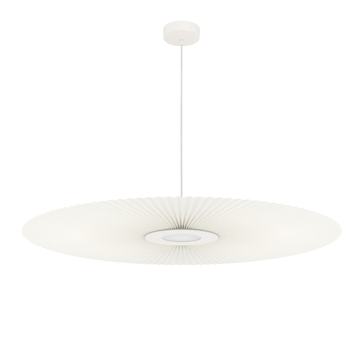 Hartô - Carmen LED pendant light L, Ø 120 cm, white (RAL 9016)