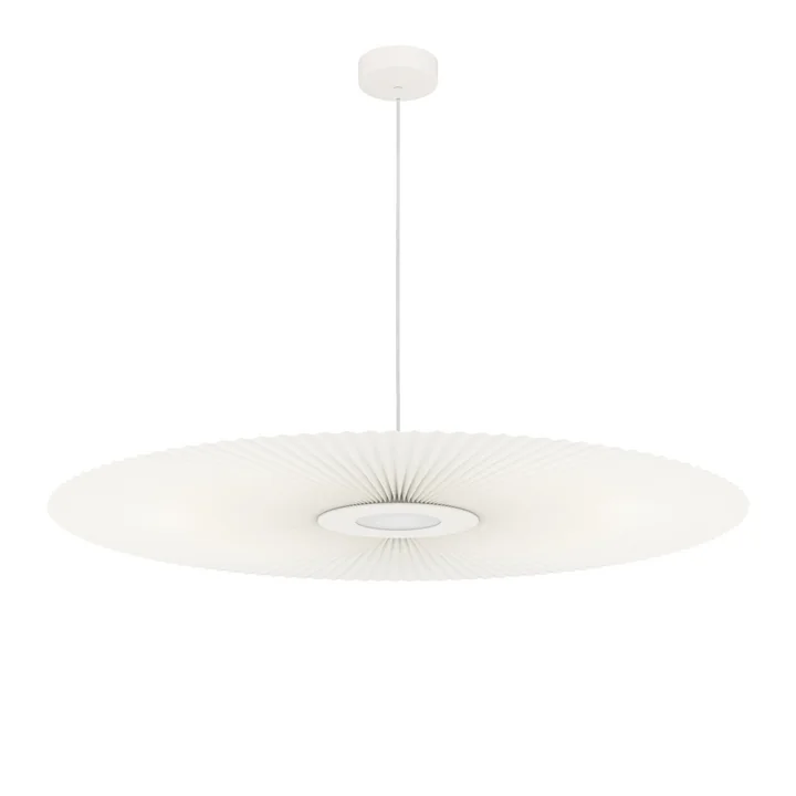 Hartô - Carmen LED pendant light L, Ø 120 cm, white (RAL 9016)