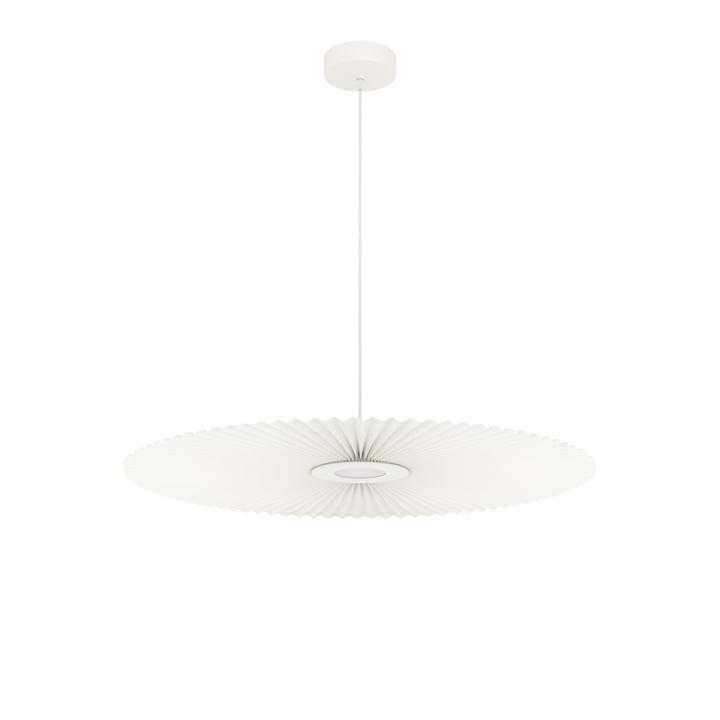 Hartô - Carmen LED pendant light M, Ø 90 cm, white (RAL 9016)