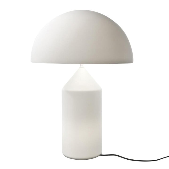 Oluce - Atollo table lamp 233, white RAL 9003