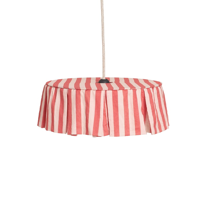 Nobodinoz - Vibes lampshade, Ø 40 cm, cotton, red