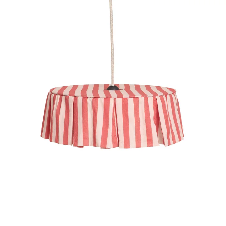 Nobodinoz - Vibes lampshade, Ø 40 cm, cotton, red