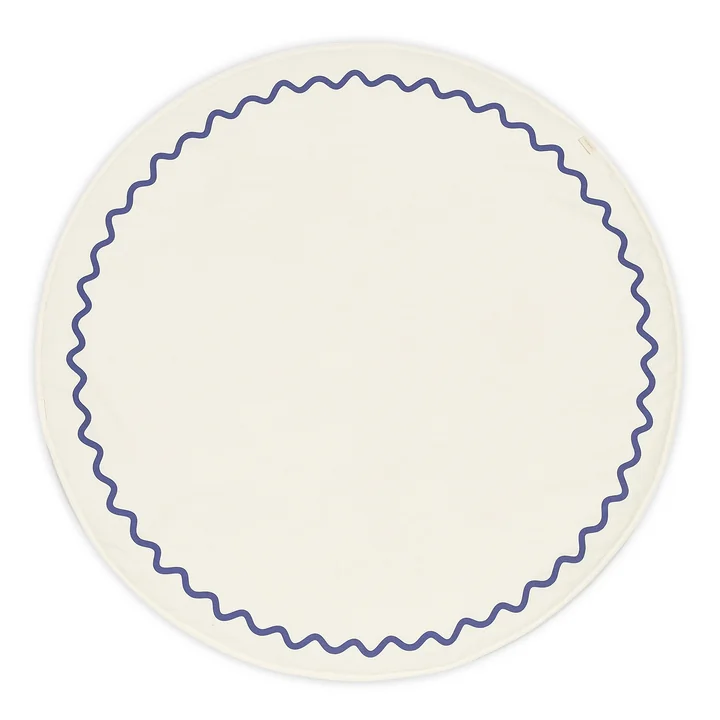 Nobodinoz - Vibes play mat, Ø 105 cm, blue