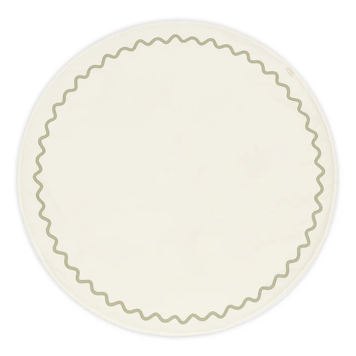 Nobodinoz - Vibes play mat, Ø 105 cm, green