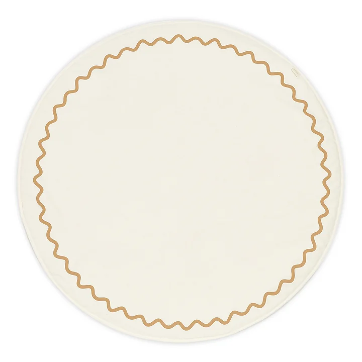 Nobodinoz - Vibes play mat, Ø 105 cm, ochre