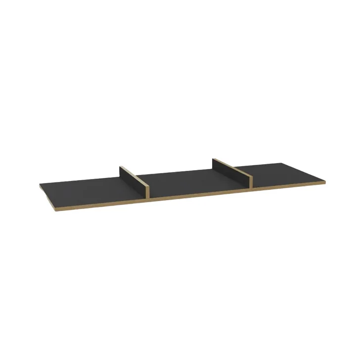 Müller Small Living - Bridge lower shelf, black matt