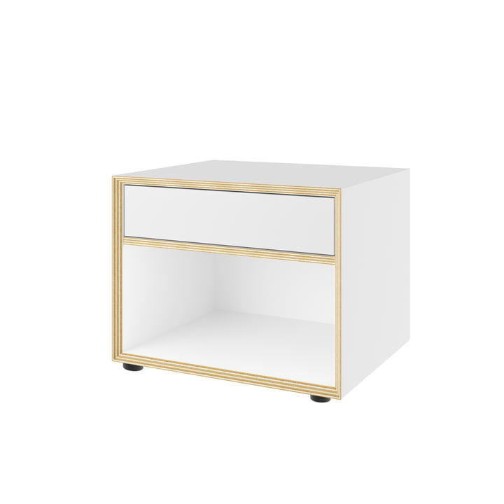 Müller Small Living - Vertiko small chest of drawers with top drawer, white