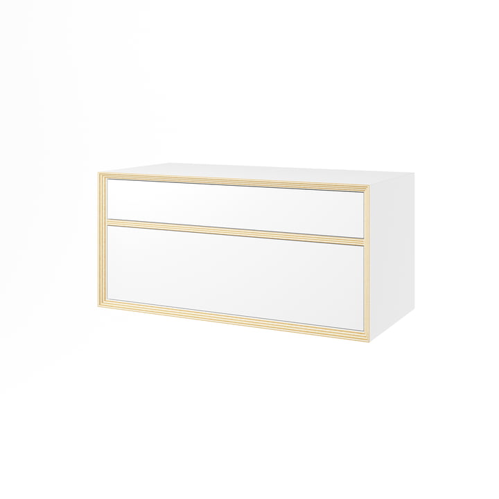 Müller Small Living - Vertiko Fifteen shelving unit with drawers, white