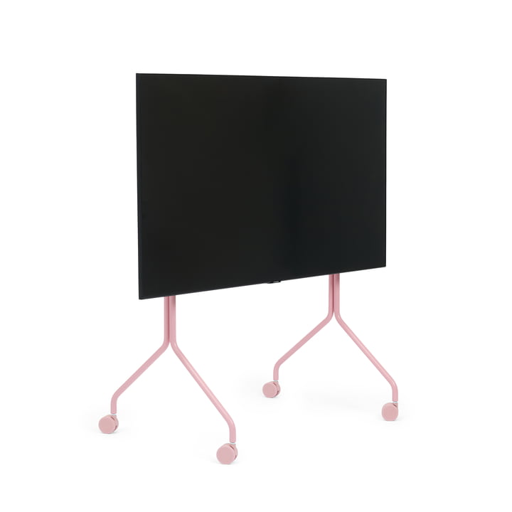 Moon Rollin' TV stand, 40 - 70 inch, bubble gum from Pedestal