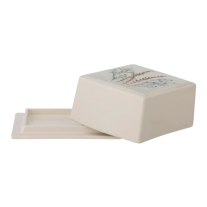 Bloomingville - Bea Butter dish, natural