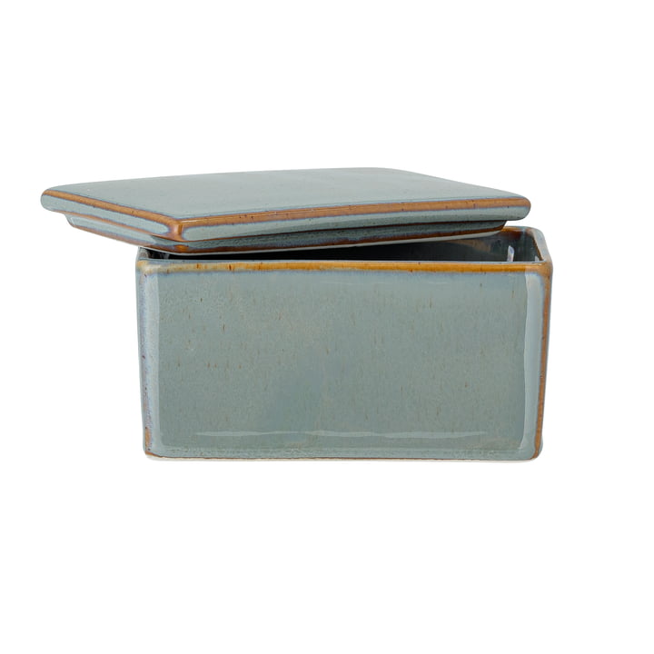 Bloomingville - Pixie butter dish, gray-green