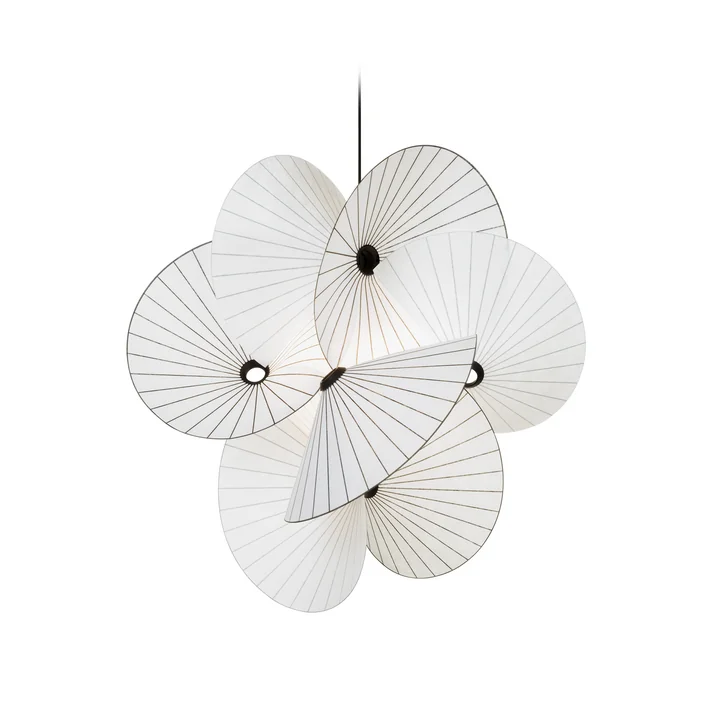 Moooi - Serpentine pendant light 8, white / black
