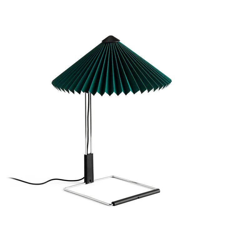 HAY - Matin LED table lamp S, green / mirrored