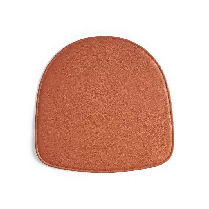HAY - Seat cushion for AAC chair with armrest, cognac leather (Scozia)