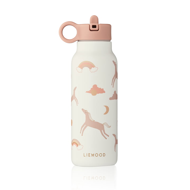 LIEWOOD - Falk water bottle, 350 ml, Dream, ecru