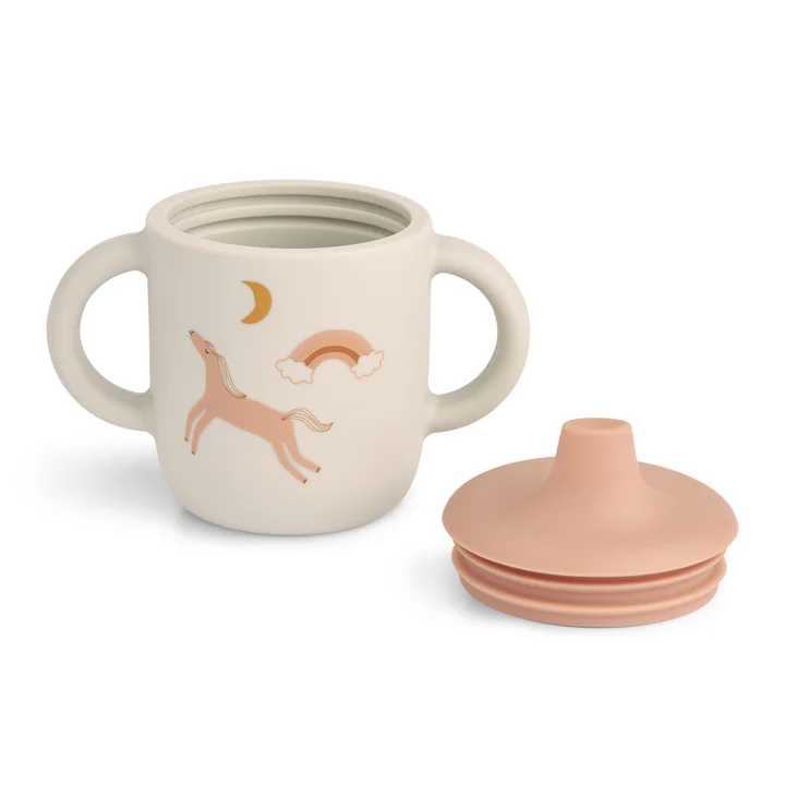 LIEWOOD - Neil sippy cup, 150 ml, Dream, ecru