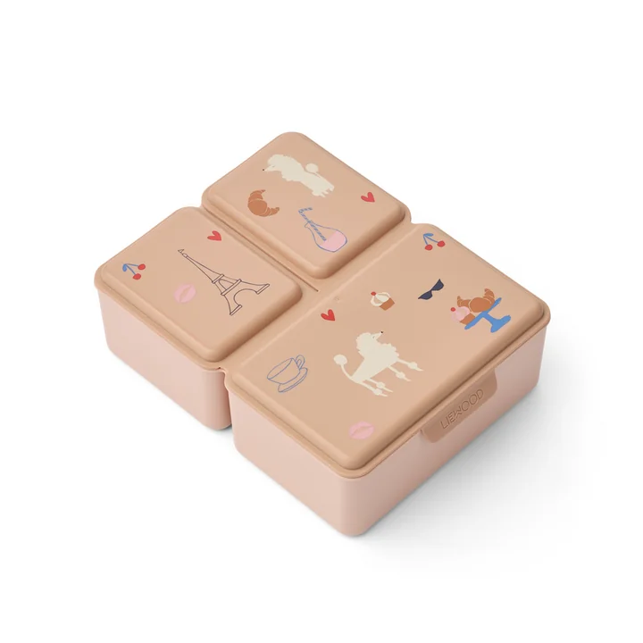 LIEWOOD - Driss lunch box, Paris, pale tuscany