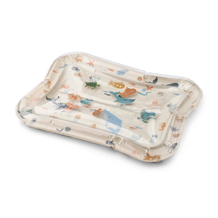 LIEWOOD - Elin Activity mat, inflatable, Sea creature / sandy