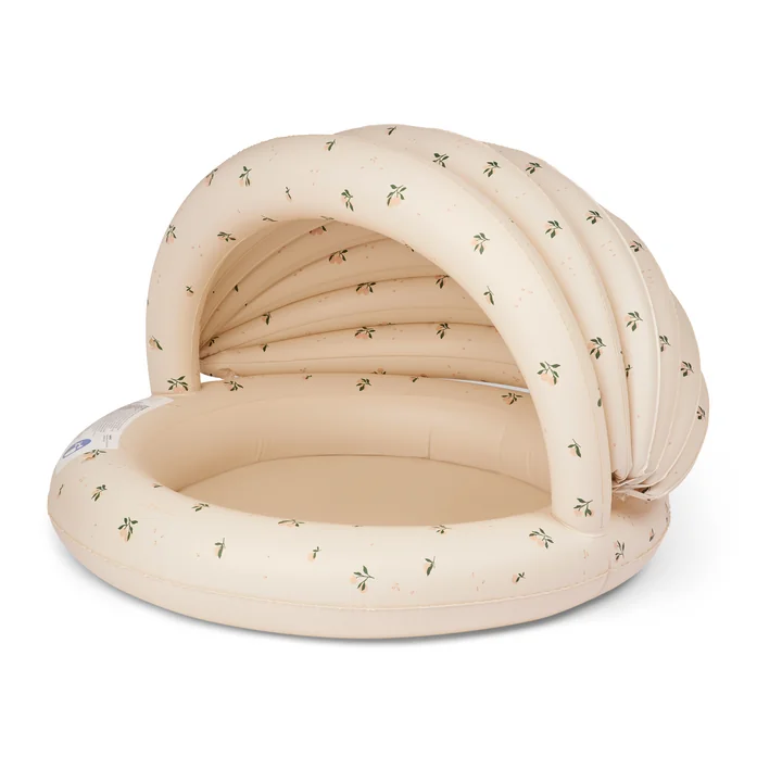 LIEWOOD - Hadleia pool with roof, Ø 108 cm, Seashell / peach