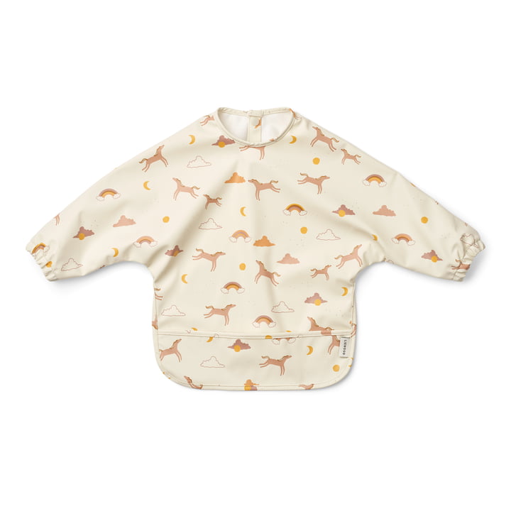 LIEWOOD - Merle Cape bib, Dream, ecru