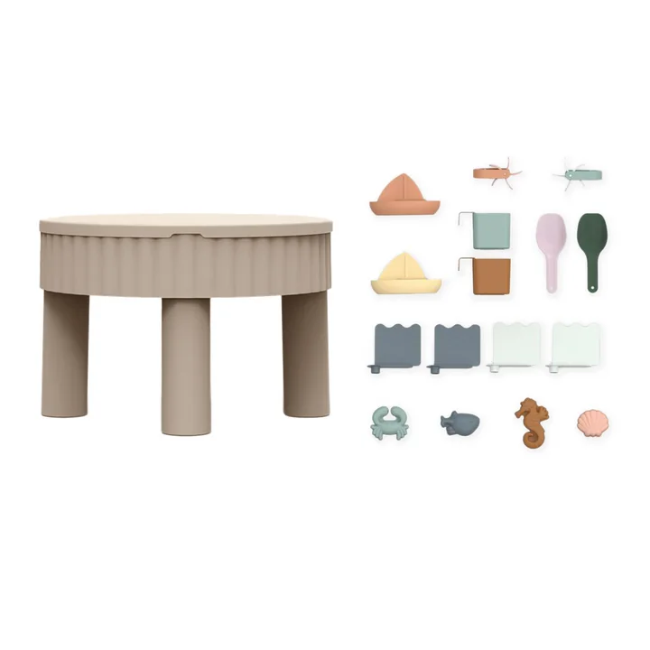 LIEWOOD - Sepp play table, 80 x 76 cm, sandy multi mix
