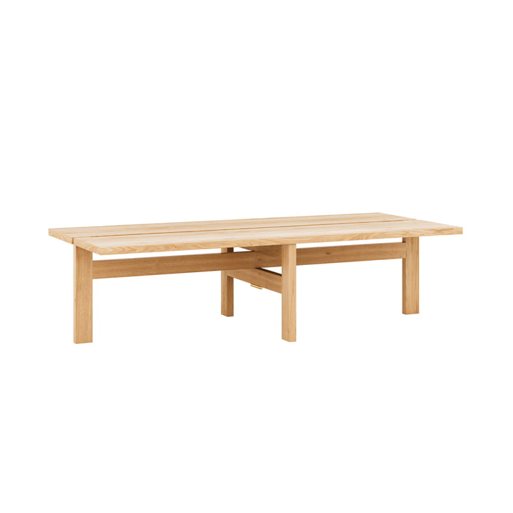 Moebe - Coffee table, 115 x 32.5 cm, natural oak