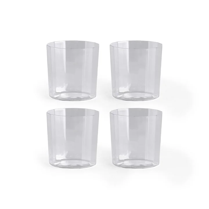 HAY - Angle Glass, wide, clear (4 pieces)