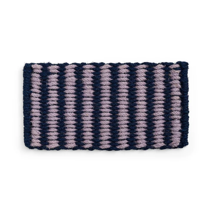 HAY - Coco Doormat, stripe wave, lavender / navy