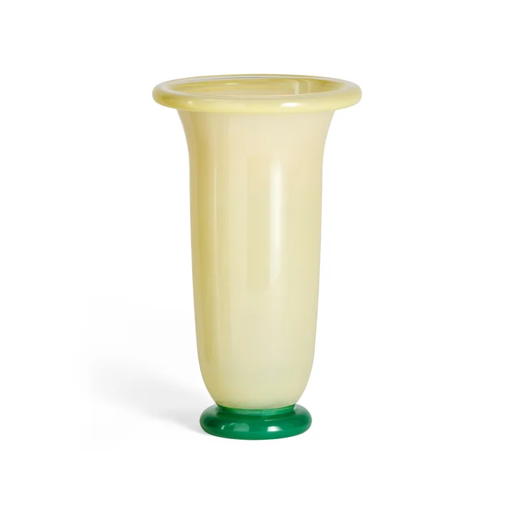 HAY - Empire Vase, large, sand / lemon / green
