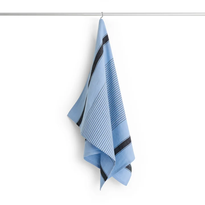 HAY - Linear Tea towel, 80 x 52 cm, sky blue