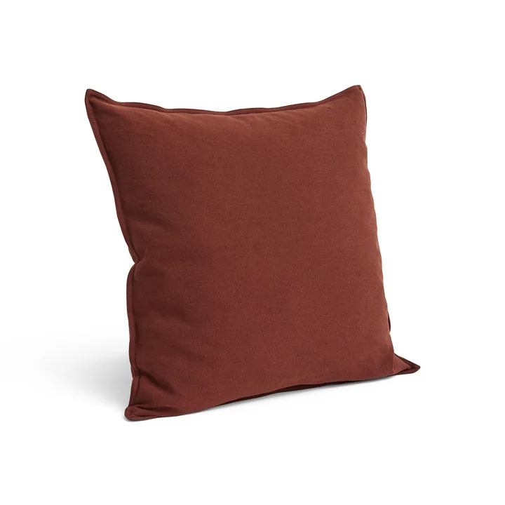 HAY - Linen Cushion, 50 x 50 cm, iron red