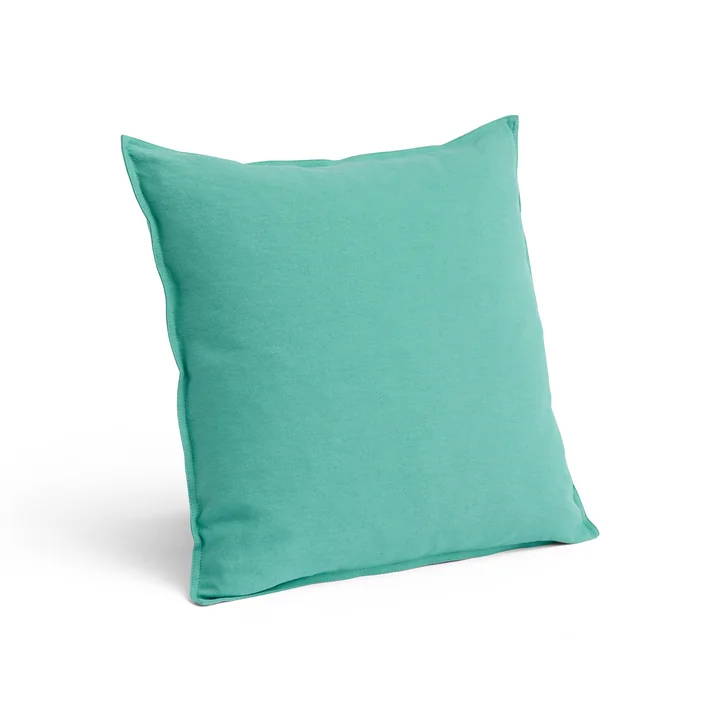 HAY - Linen Cushion, 50 x 50 cm, emerald green