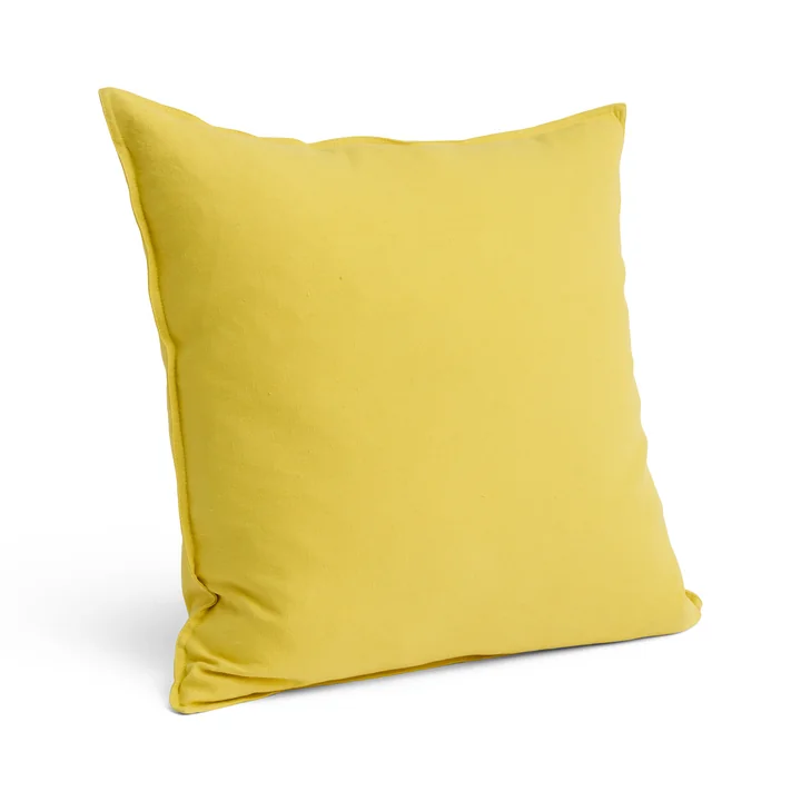 HAY - Linen Cushion, 60 x 60 cm, lemon yellow