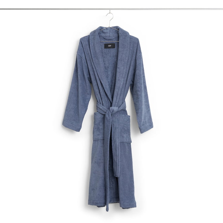 HAY - Mono Bathrobe, steel blue