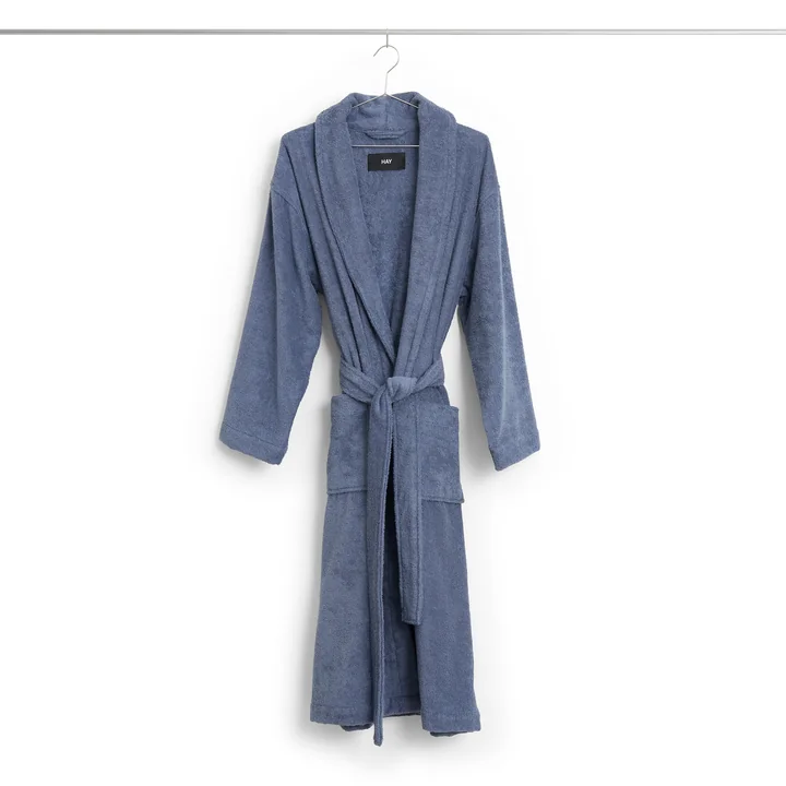 HAY - Mono Bathrobe, steel blue