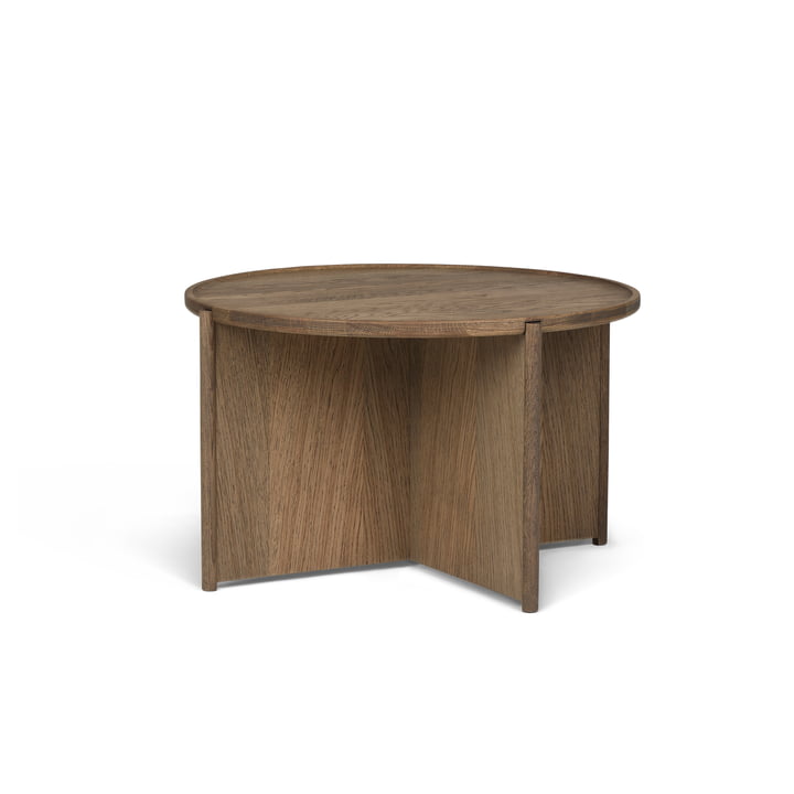 Northern - Cling Coffee table, Ø 70 x H 43 cm, smoked oak