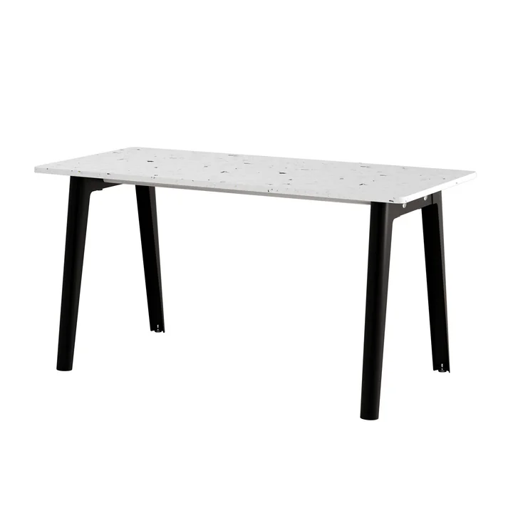 TipToe - NEW MODERN Venezia desk, 75 x 150 cm, graphite black